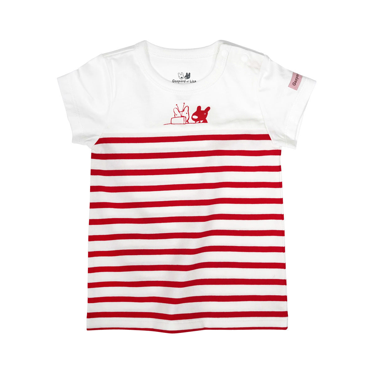 Casper And Lisa Baby Girl Summer Dress Girls Skirt Striped Cotton Short-sleeved Princess Dress Casper And Lisa Baby Girl Summer Dress Girls Skirt Striped Cotton Short-sleeved Princess Dress